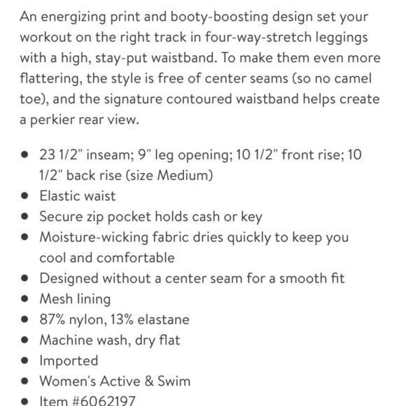 SPANX Metallic Dot Print Active 7/8 Booty Leggings - Picture 6 of 12